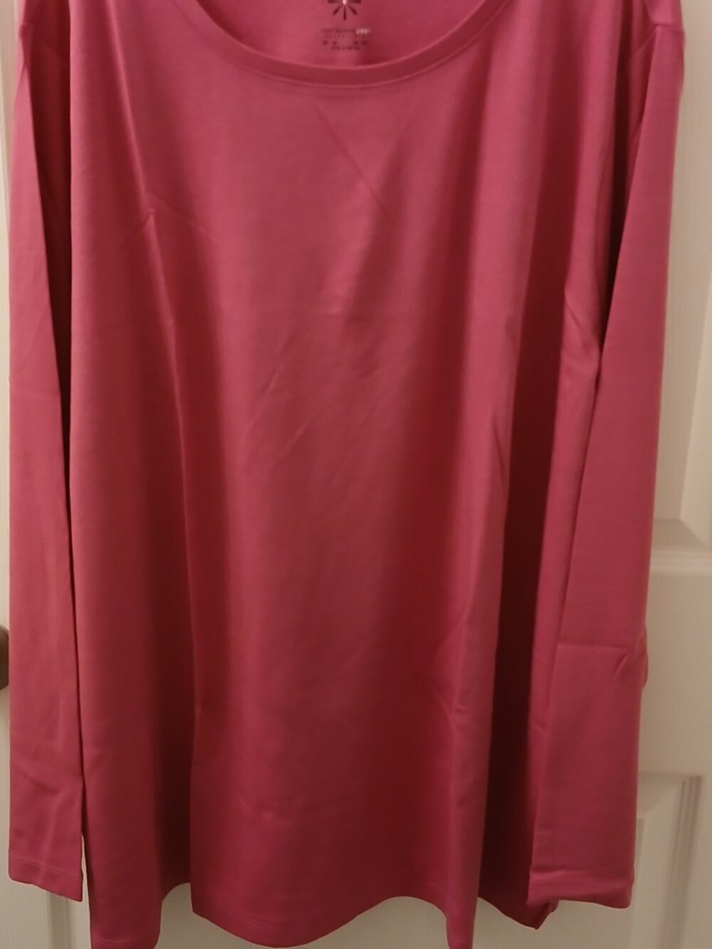 Isaac Mizrahi Live! Essentials Pima Cotton Crew Neck Knit Top
